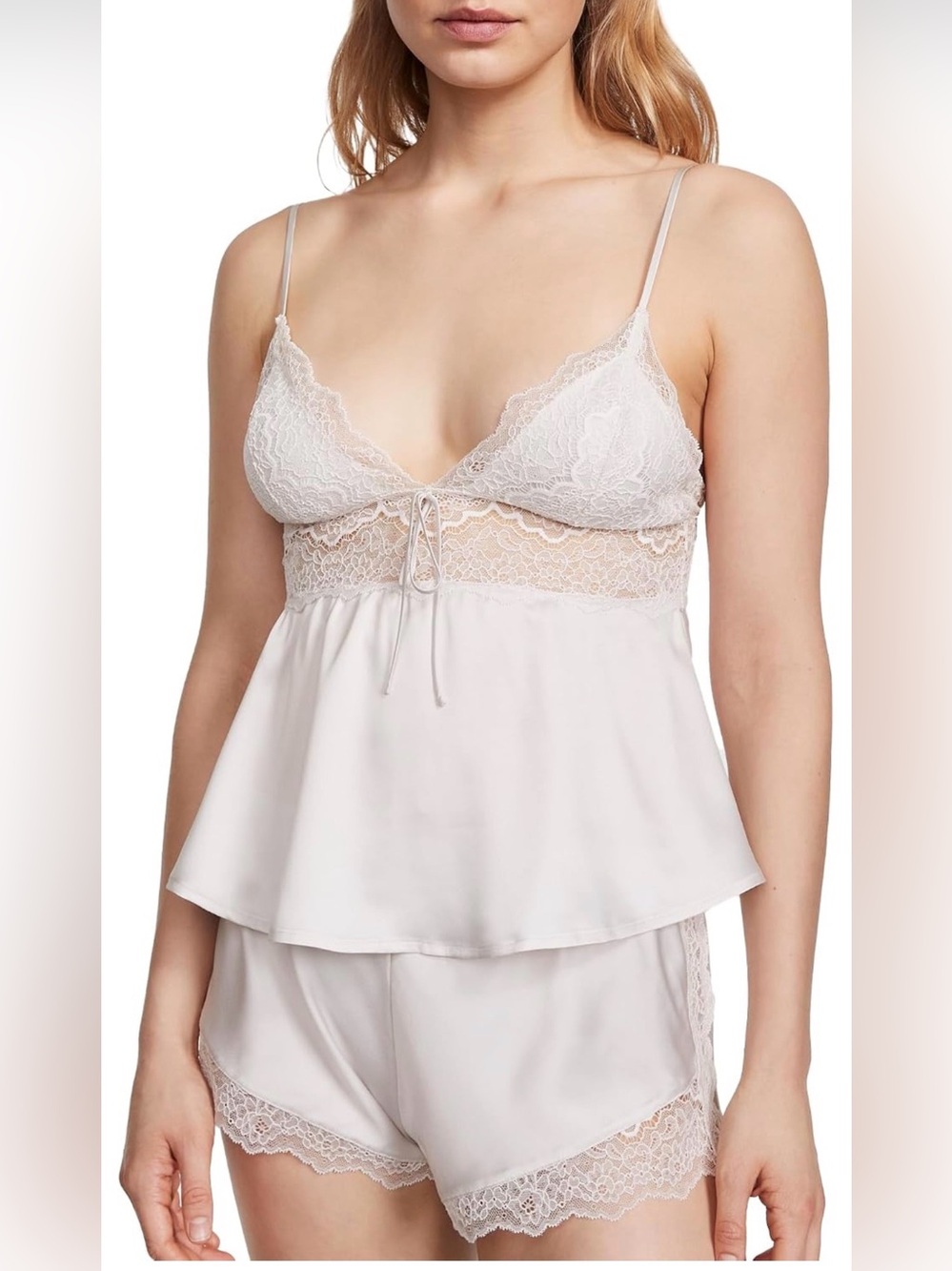 Victoria's Secret Stretch Lace & Satin Cami Set, Women's Sleepwear